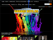 Tablet Screenshot of garagekitsuscolors.com